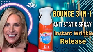 Bounce 3 In 1 Anti Static Spray Instant Wrinkle Release Odor Eliminator And Fabric Refresher Spray [upl. by Aenitsirhc]