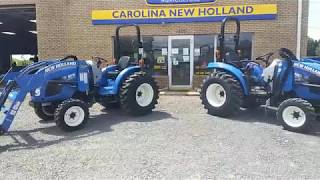 New Holland Boomer vs Workmaster Compact Tractors [upl. by Bjorn]