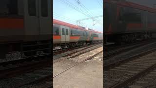 Frist Vande Bharat metro Ahmedabad to Bhujindian railway railtrainenginepoweremployees viral [upl. by Ntsuj]