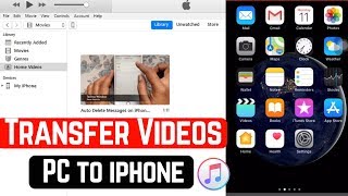 How to Transfer Videos and Movies from Computer to iPhone Using iTunes [upl. by Chung]