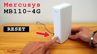 Mercusys MB1104G router 4G WiFi • Factory reset [upl. by Conant154]