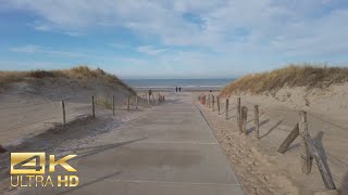 Noordwijk 4K  the Netherlands 🇳🇱 Walk Tour [upl. by Amhsirak]