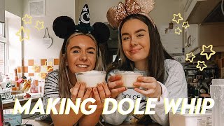 making disney dole whip at home  diy dole whip recipe [upl. by Schofield954]