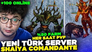 P FARM HER SAAT PVP OLAN YENİ TÜRK SERVER Shaiya Comandante [upl. by Artinek]