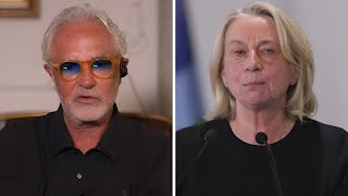 FLAVIO BRIATORE SHOW ZITTISCE IL MAGISTRATO ROSSO CONTRO IL GOVERNO SILVIA ALBANO [upl. by Swanson]