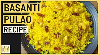 Basanti Pulao Recipe [upl. by Anaujik]