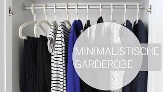 Meine minimalistische Garderobe Capsule Wardrobe [upl. by Ujawernalo]