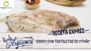 Receta Exprés Sargo con tartaletas de otoño [upl. by Ibok]