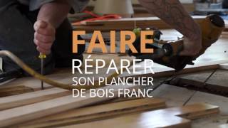 Réparation de plancher de bois franc  Plancher Summum [upl. by Irv]