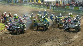 World Championship Sidecarcross 2019  Qualifying Races Oldebroek The Netherlands [upl. by Vergil25]