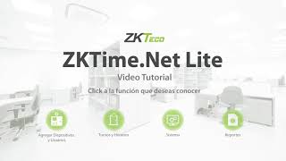 ZKTECO  ZKTIMENET LITE  TURNOS Y HORARIOS  TUTORIAL 5  BAC BEL [upl. by Wright929]