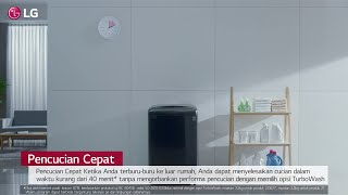 LG TurboWash 3D  Pencucian Cepat dan Bertenaga [upl. by Ernaldus25]