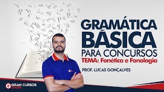 Gramática para Concursos Veja o básico de Fonética e Fonologiaortografia e acentuação Lucas Lemos [upl. by Llevart]