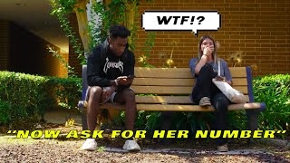 Using Rizz Tutorials To Pick Up Girls Prank [upl. by Nilrem883]