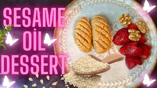 Sesame Oil Dessert  Dessert Recipes [upl. by Nohtiek]