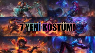 7 YENÄ° KOSTÃœM Ä°LLÃœZYON QIYANA DRAVEN ZIGGS GNAR NIDALEE RENATA  Prestij [upl. by Eenat254]