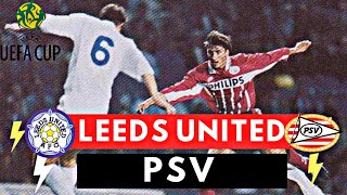 Leeds United vs PSV 35 All Goals amp Highlights  1995 UEFA Cup [upl. by Wynn]