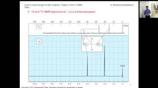 محاضرة الدكتورمحمد عبدالكريم 3th Chapter4 part2 Carbon13 NMR Spectroscopy [upl. by Namad]