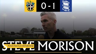 POST MATCH Steve Morison Sutton United 0 Birmingham City 1 FA Cup 031124 [upl. by Wertz]