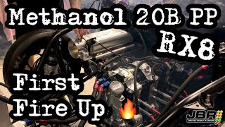 Methanol 20B PP RX8 First Fire Up [upl. by Stedt659]