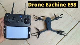 Passo a Passo Como Calibrar e Pilotar Drone Eachine E58 [upl. by Anauj]