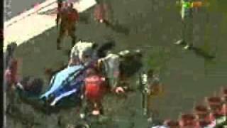 rubens barrichello crash 1994 san marino gp fridaywmv [upl. by Oirasec]