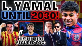 🚨 LAMINE YAMALS FUTURE SEALED AGREEMENT UNTIL 2030  1 BILLION CLAUSE [upl. by Enymzaj]