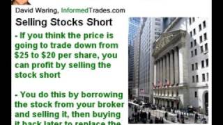 151 How to Buy and Sell Short Stocks [upl. by Catton]