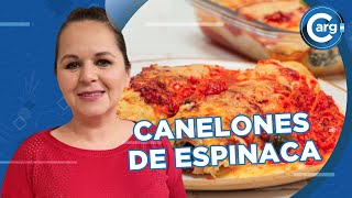 CÓMO HAGO CANELONES DE ESPINACA Y RICOTA [upl. by Weintrob]