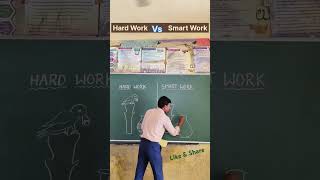 HARD WORK Vs SMART WORK  DONT WORK HARD  Thirsty Crow Story  easydrawing drawing motivation [upl. by Nanam]