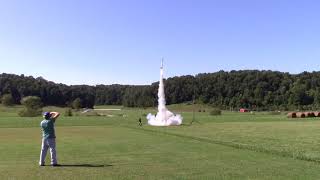 Loc Precision EZI 65 high power rocket flight [upl. by Beitz142]