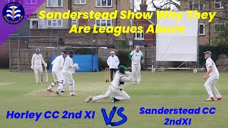 Do Catches Win Matches Great Cricket Highlights Horley CC 2nd XI vs Sanderstead CC 2nd XI [upl. by Hanleigh]