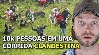 FUI NO EVENTO MAIS BIZARRO DO MUNDO  CORRIDA DOS QUEIJOS [upl. by Nnylirej]