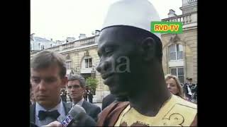 Président Lansana Conté à Paris 1989 [upl. by Akihsal]