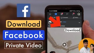 How To Download a Private Facebook Video EASY [upl. by Cutlor739]