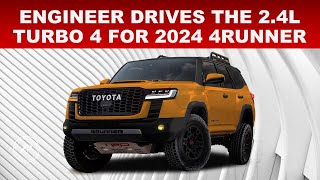 THIS IS THE 24L TURBO FOURCYLINDER ENGINE THATS GOING INTO 2024 TOYOTA 4RUNNER  HOW IS IT [upl. by Avuha]