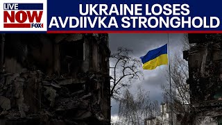 RussiaUkraine war Avdiivka withdrawal FPV drone strikes  LiveNOW from FOX [upl. by Folly]