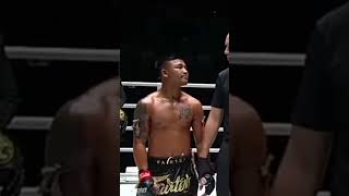 Rodtang takes the win 💥 Watch his epic victory over Smith at ONE Championship 🏆rodtang muaythai [upl. by Dorran]