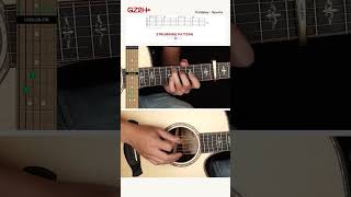 Sparks Guitar Lesson  Coldplay sparks coldplay guitar [upl. by Akim699]