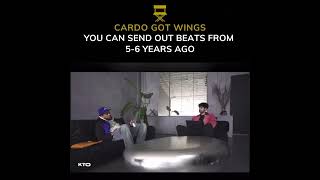 CARDO GOT WINGS TALKS ABOUT SENDING OUT BEATS FROM 56 YEARS AGO cardogotwings producer [upl. by Harriette6]