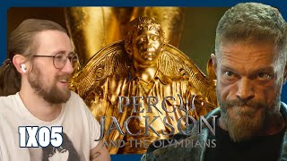 PERCY TURNED TO GOLD  Percy Jackson and the Olympians 1X05 Reaction [upl. by Coleen]