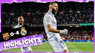 FC Barcelona 04 Real Madrid  HIGHLIGHTS  Copa del Rey [upl. by Iduj]