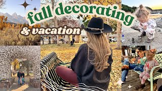 FALL DECORATIONS amp VACATION  Casey Holmes Vlogs [upl. by Georgeta]