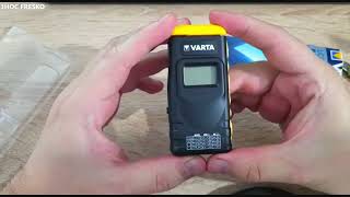 VARTA LCD DIGITAL BATTERY TESTER  unboxing and short review [upl. by Eirrek457]