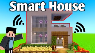 I Upgrade My House into a Smart House In Minecraft 120 [upl. by Abehs]