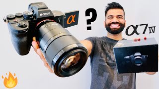 Sony A7 IV Unboxing amp First Look  The Ultimate Camera For YouTube🔥🔥🔥 [upl. by Aneetsyrk]