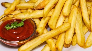 Homemade French Fries  Crispy French Fries Recipe  Kanaks Kitchen [upl. by Novek]