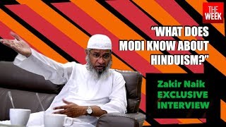 Zakir Naik challenges Modi to debate on Hinduism  THE WEEK  videos [upl. by Viehmann]