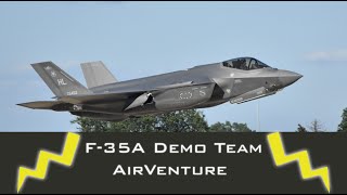 F35A Demonstration Team at AirVenture [upl. by Aner442]