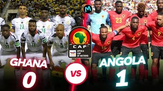 GHANA 0 VS ANGOLA 1  ELIM CAN MAROC 2025 [upl. by Sergias]